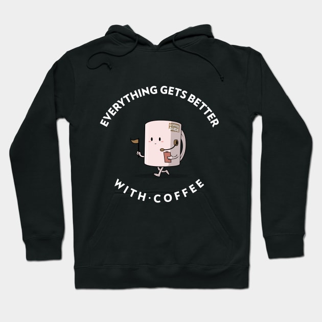 Coffee is in my DNA Hoodie by Shirt &Tingz